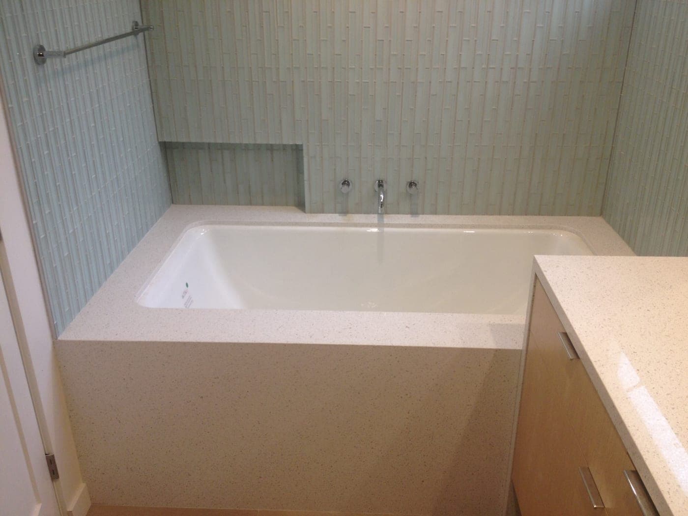 Beverly Hills Spa Bathroom — completed bathroom by Accelerate Construction in Beverly Hills, CA