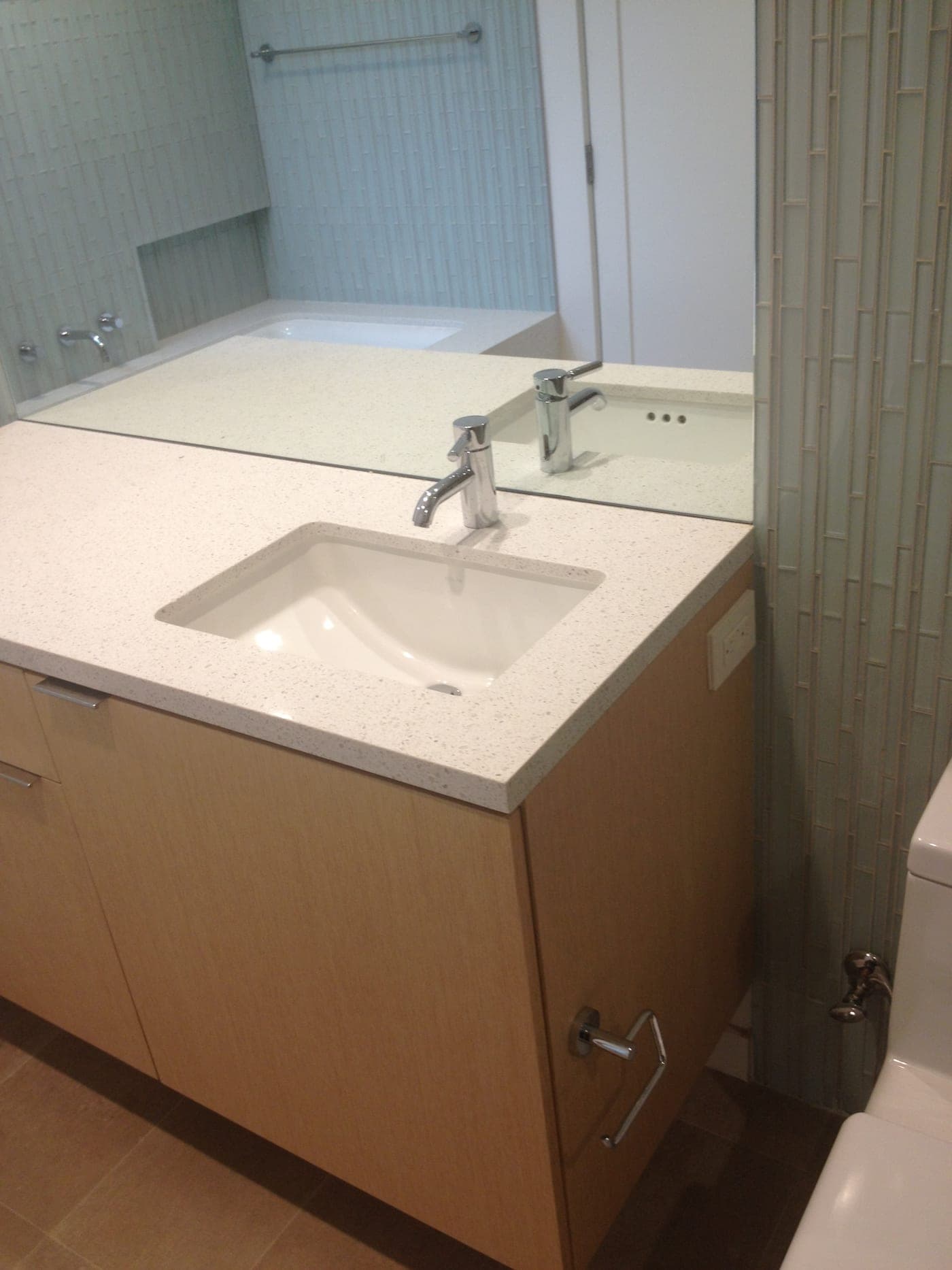 Beverly Hills Spa Bathroom — completed bathroom by Accelerate Construction in Beverly Hills, CA