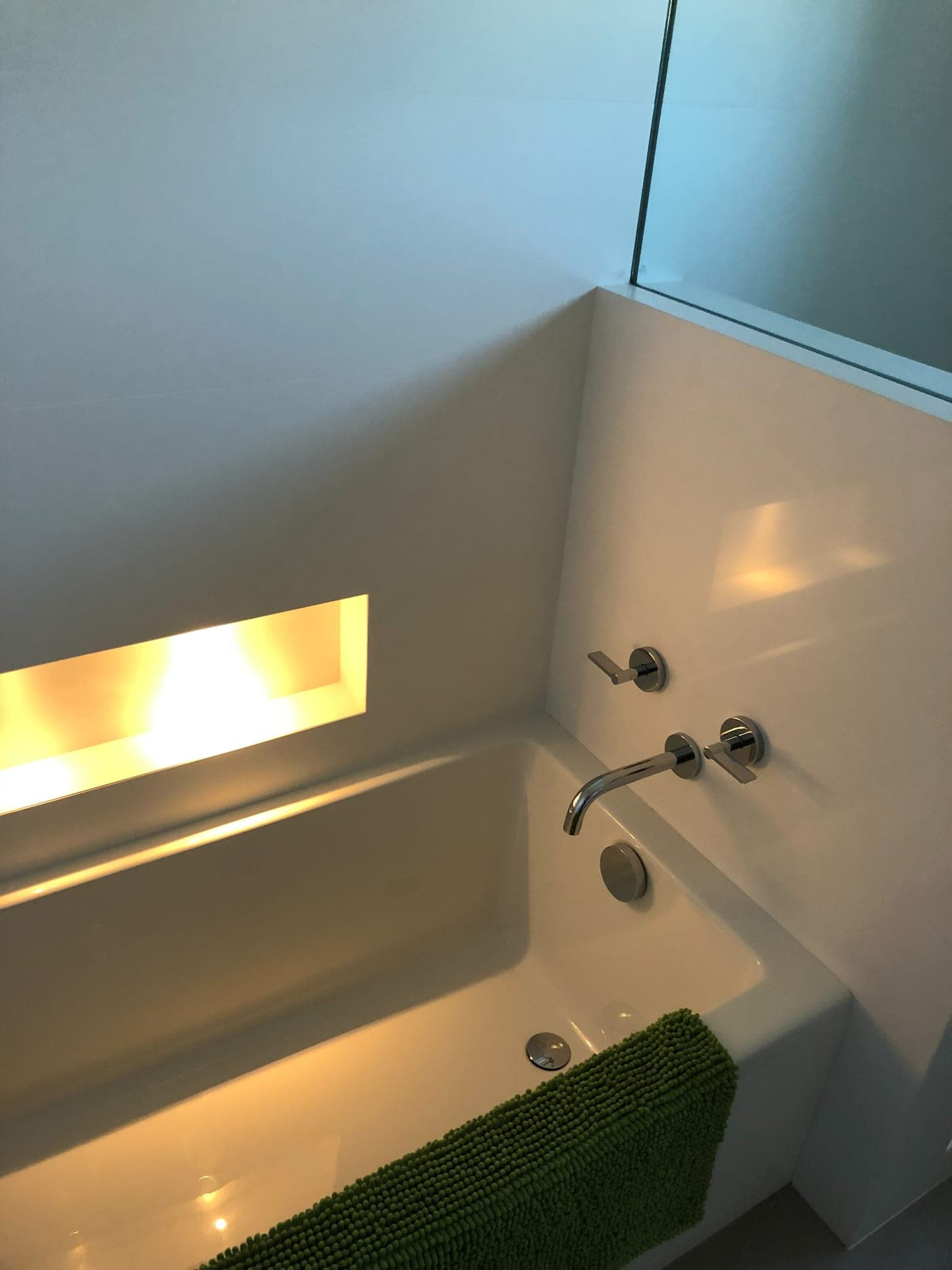 Beverly Hills 3D-Tile Bathroom — completed bathroom by Accelerate Construction in Beverly Hills, CA