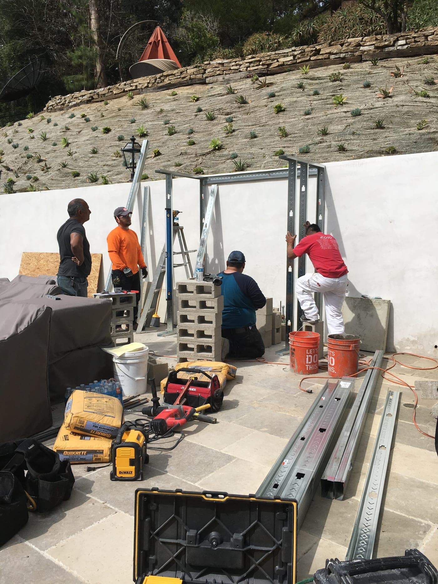 Beverly Hills Exterior Work — During photo 1