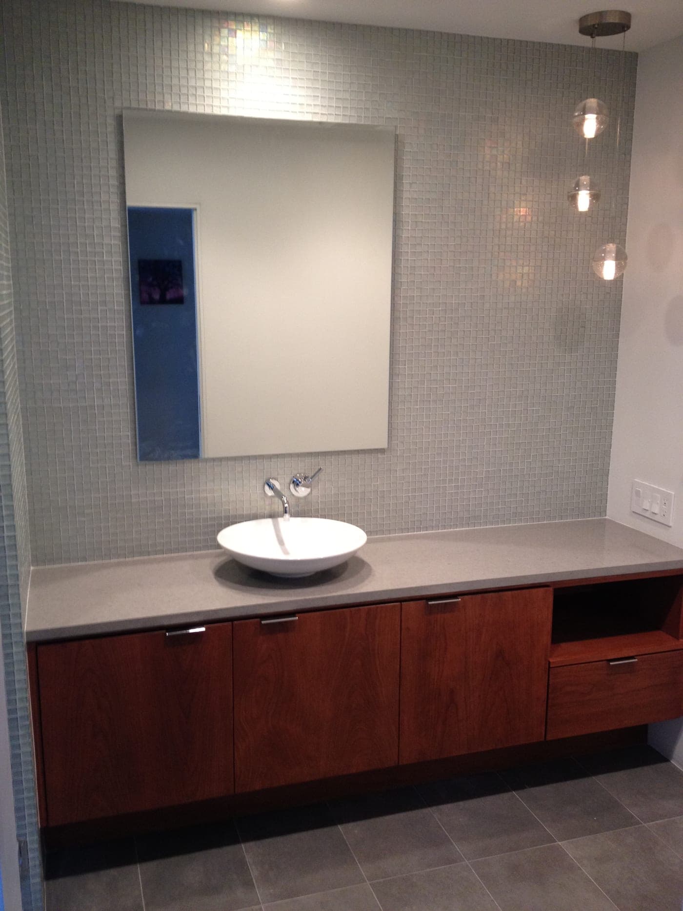 Brentwood Bathroom — completed bathroom by Accelerate Construction in Brentwood, CA