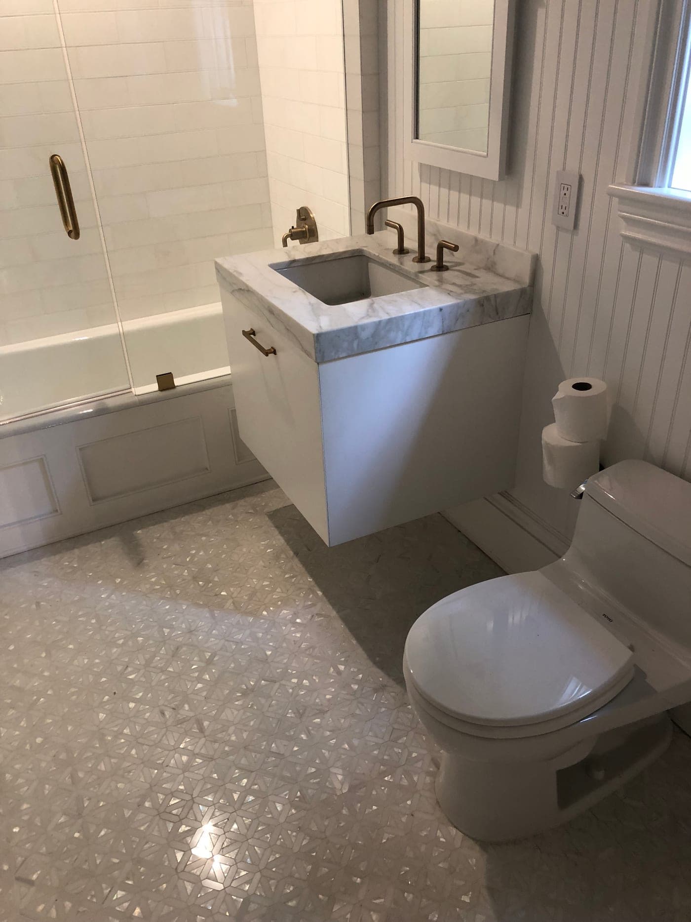 Calabasas Bathroom Renovation — completed bathroom by Accelerate Construction in Calabasas, CA