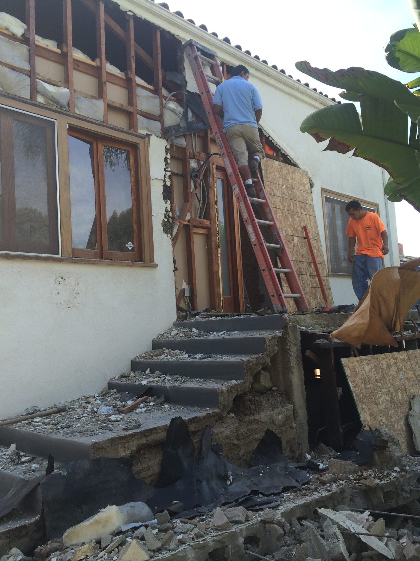 Los Angeles House Extension & Basement — During