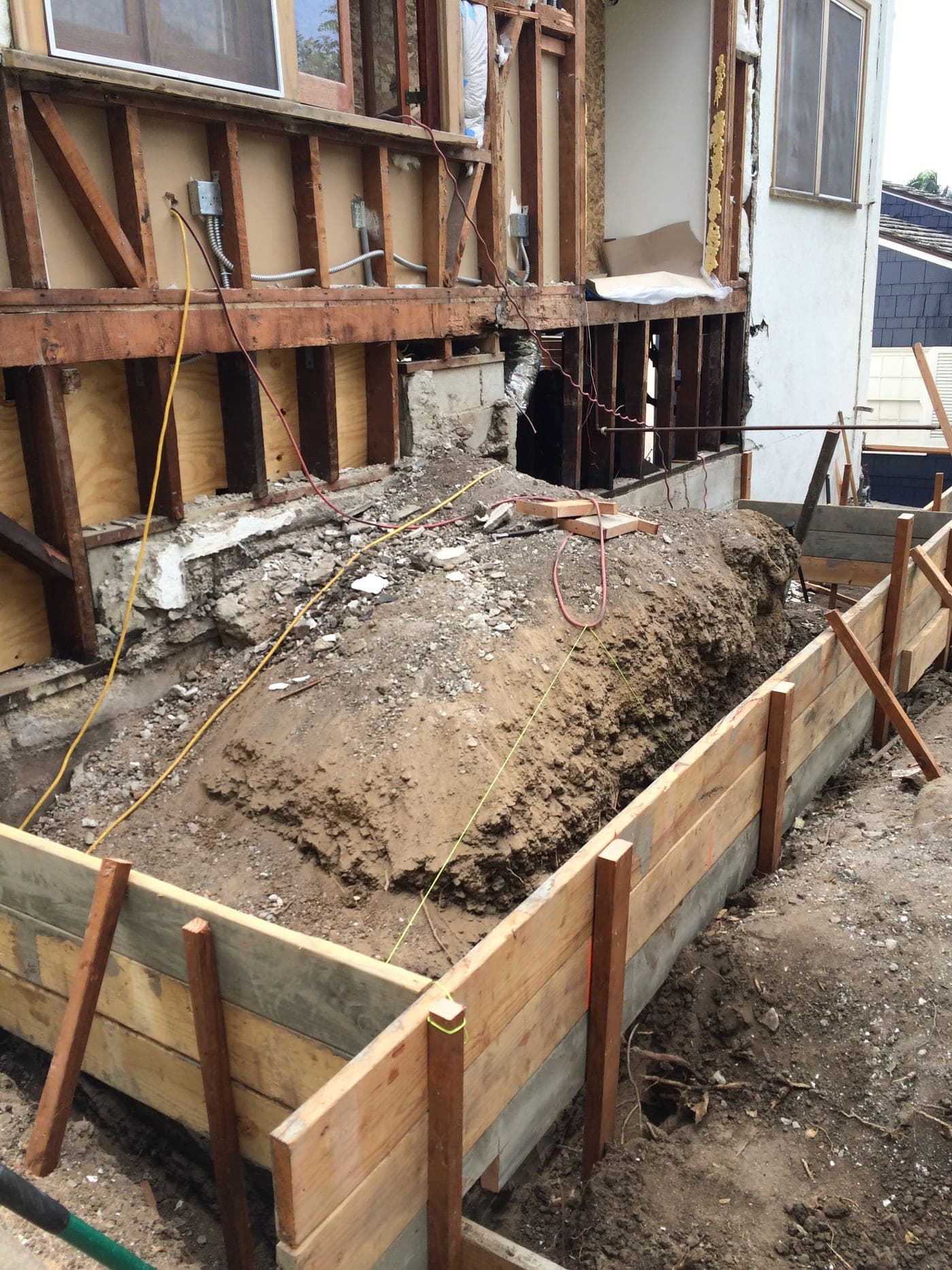 Los Angeles House Extension & Basement — During