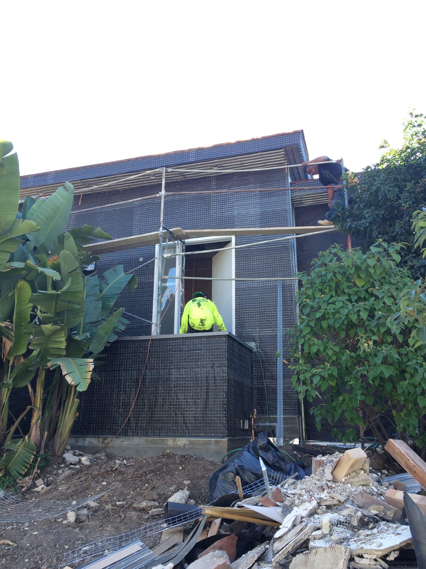 Los Angeles House Extension & Basement — During