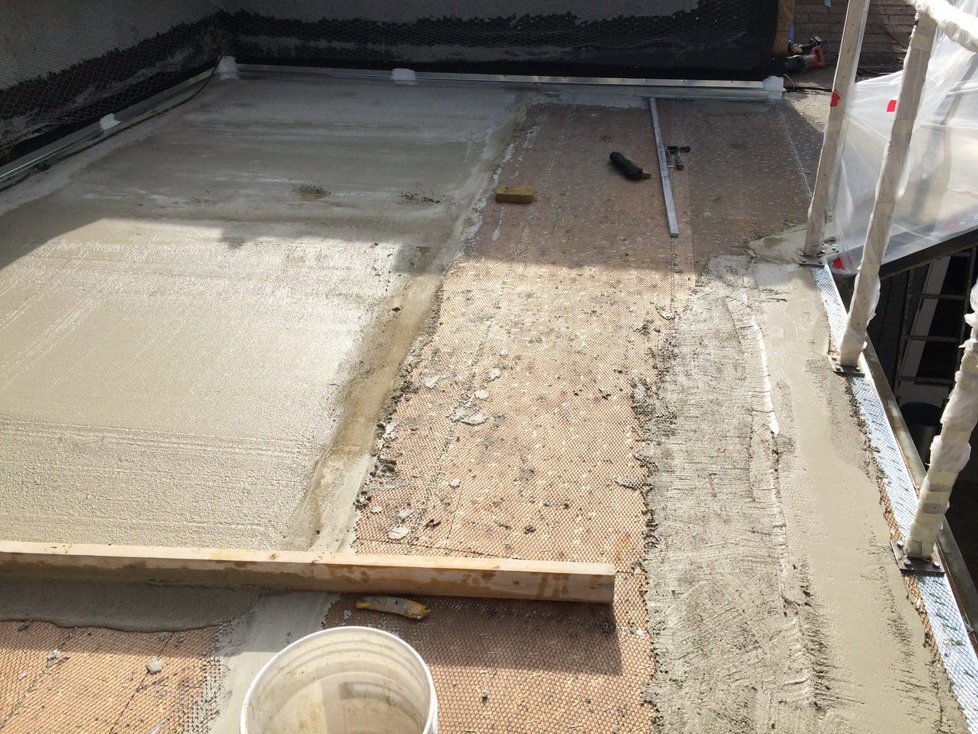 Playa del Rey Stucco, Deck & Railing — During photo 8