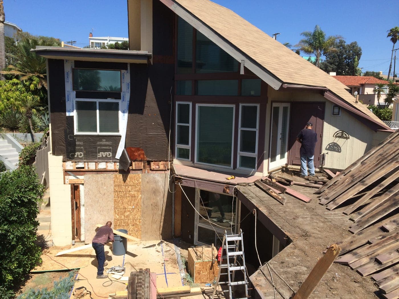 Playa del Rey Stucco, Deck & Railing — During photo 3
