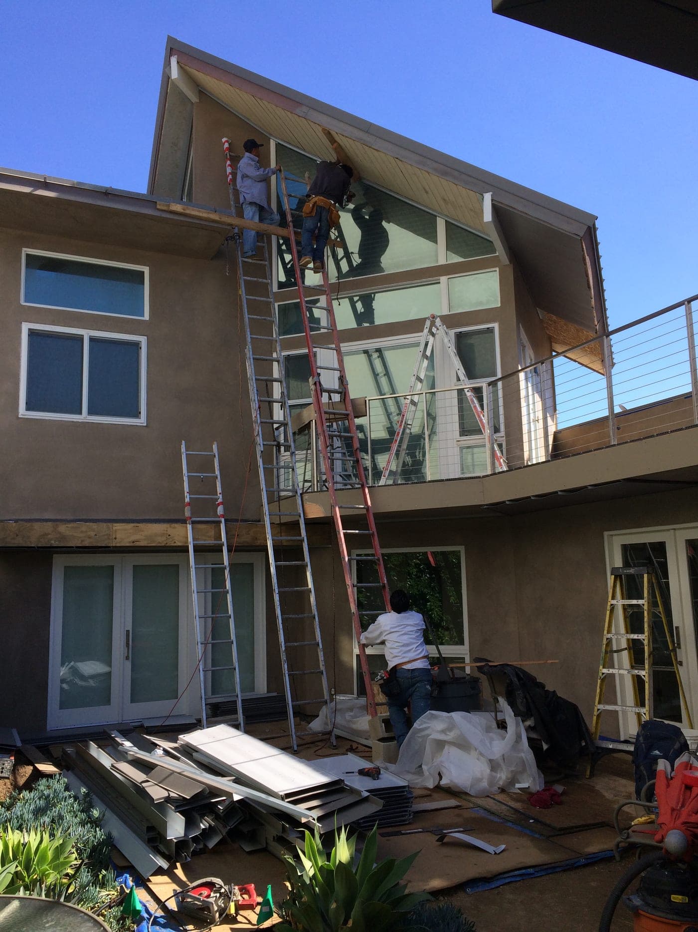 Playa del Rey Stucco, Deck & Railing — During photo 4