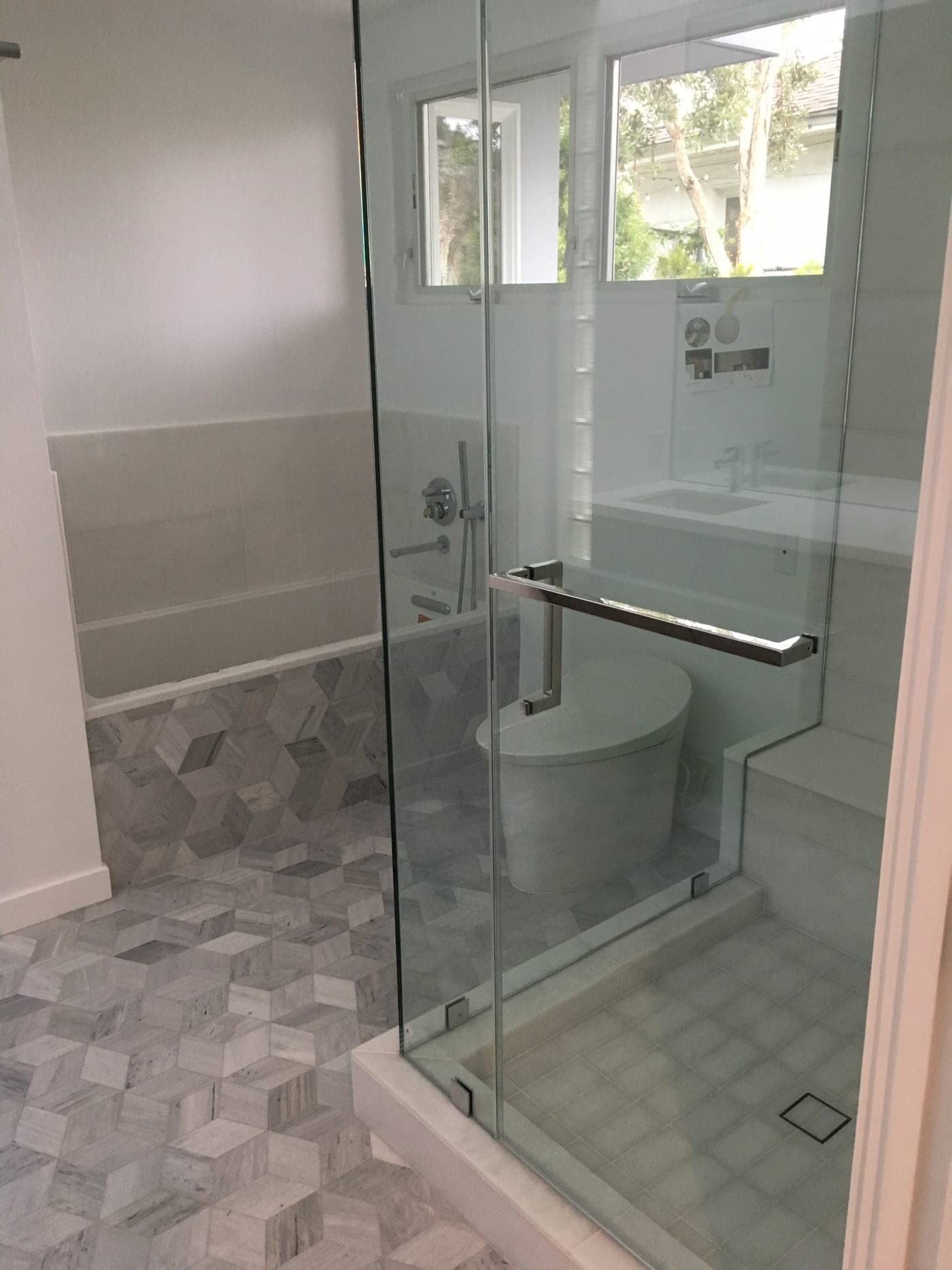 Santa Monica Bathroom Renovation — completed bathroom by Accelerate Construction in Santa Monica, CA