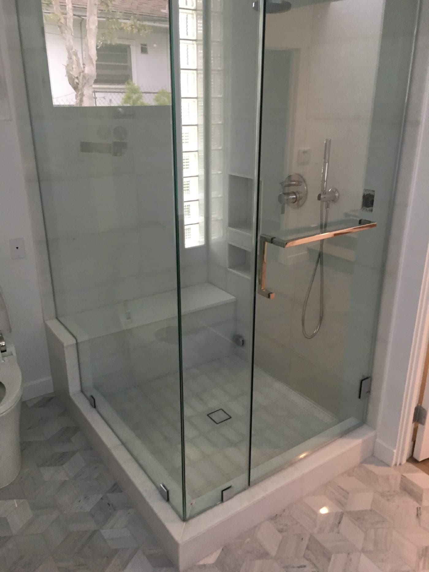 Santa Monica Bathroom Renovation — completed bathroom by Accelerate Construction in Santa Monica, CA