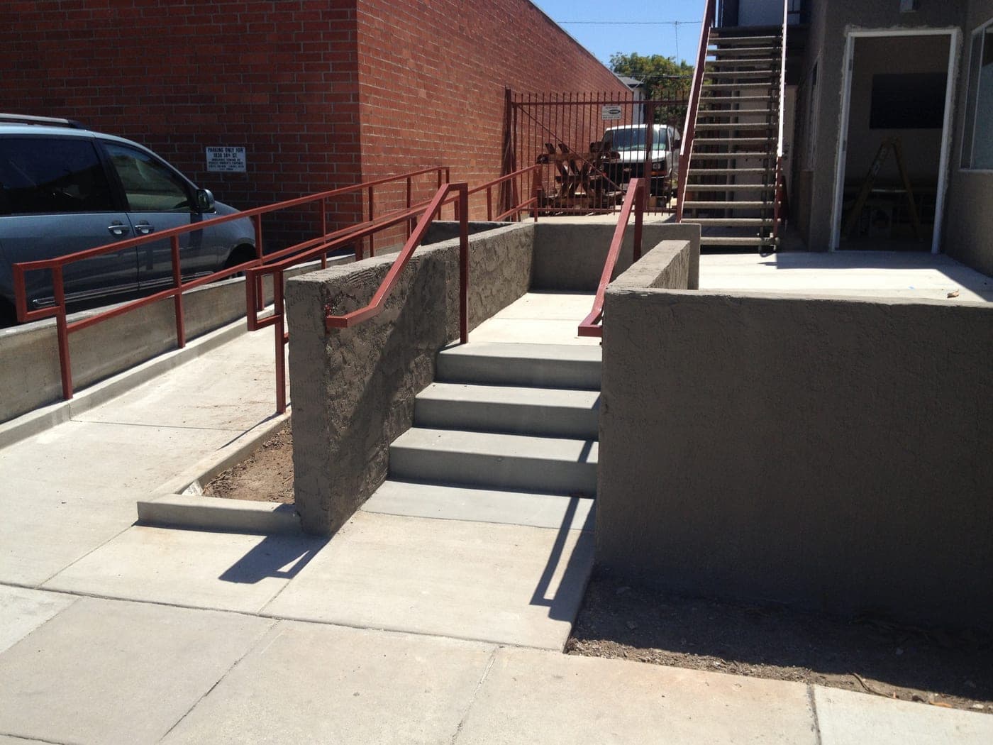Santa Monica ADA Access Ramp — completed exterior by Accelerate Construction in Santa Monica, CA