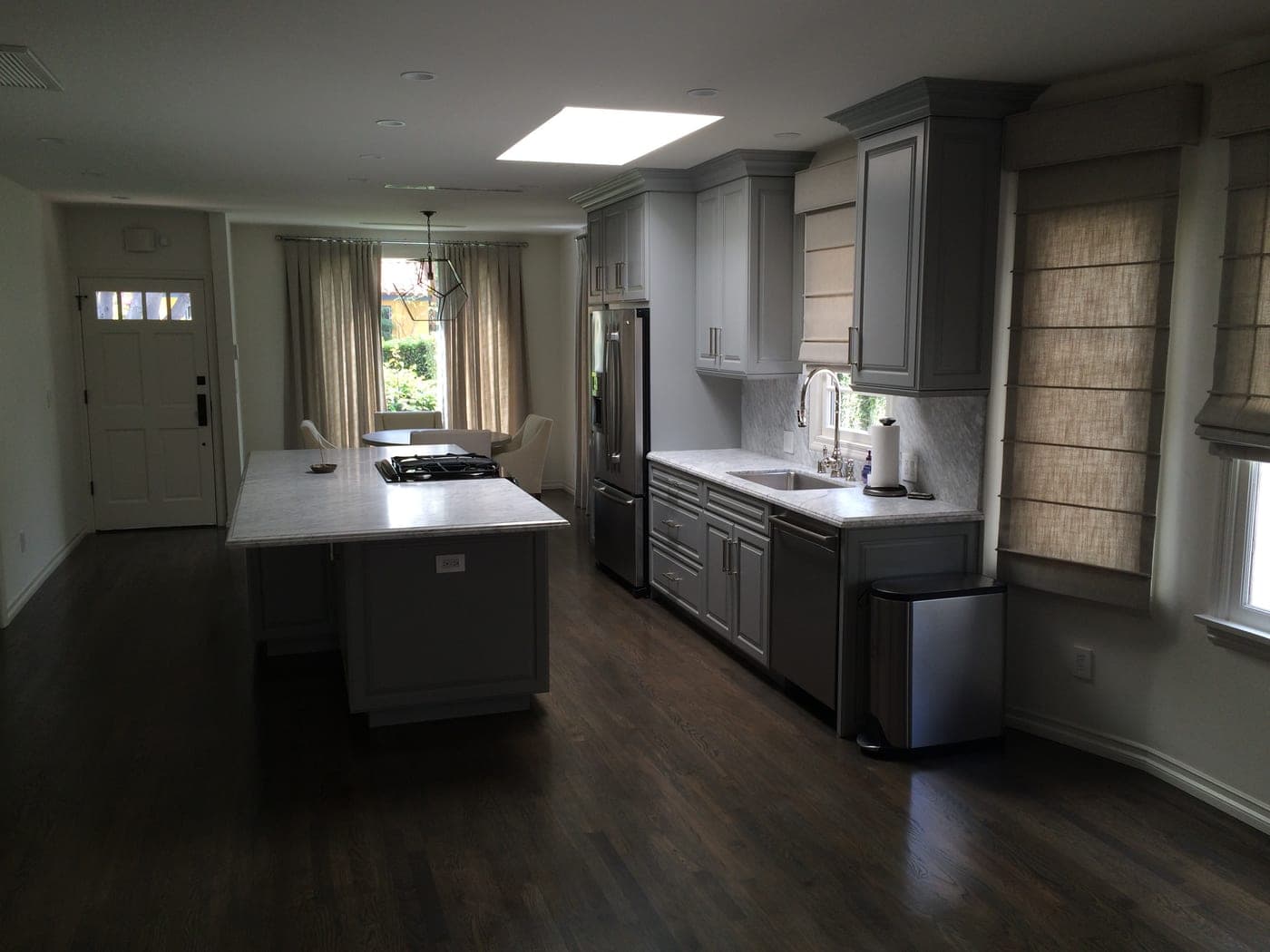 West Hollywood Kitchen, Dining & Living Renovation — completed kitchen by Accelerate Construction in West Hollywood, CA