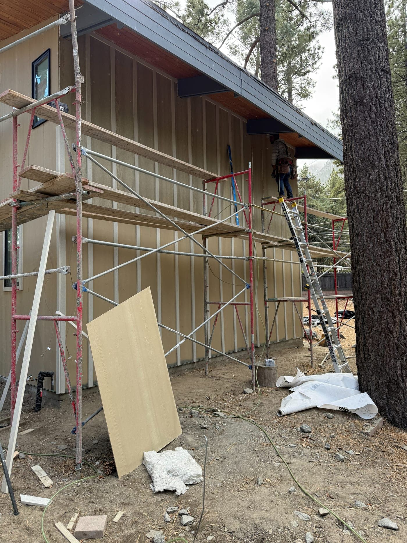 Wrightwood House Renovation — During photo 9