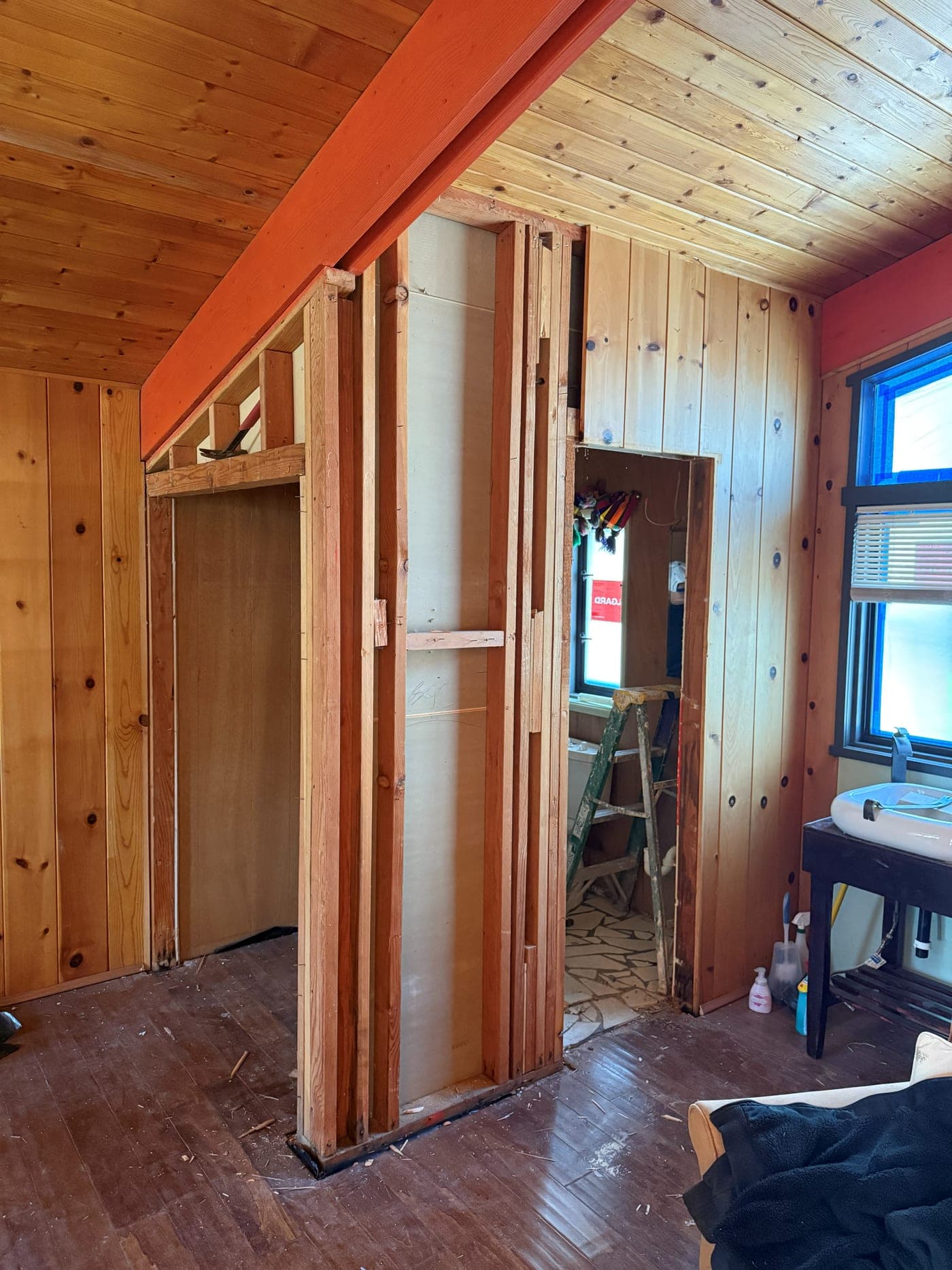 Wrightwood House Renovation — During photo 10