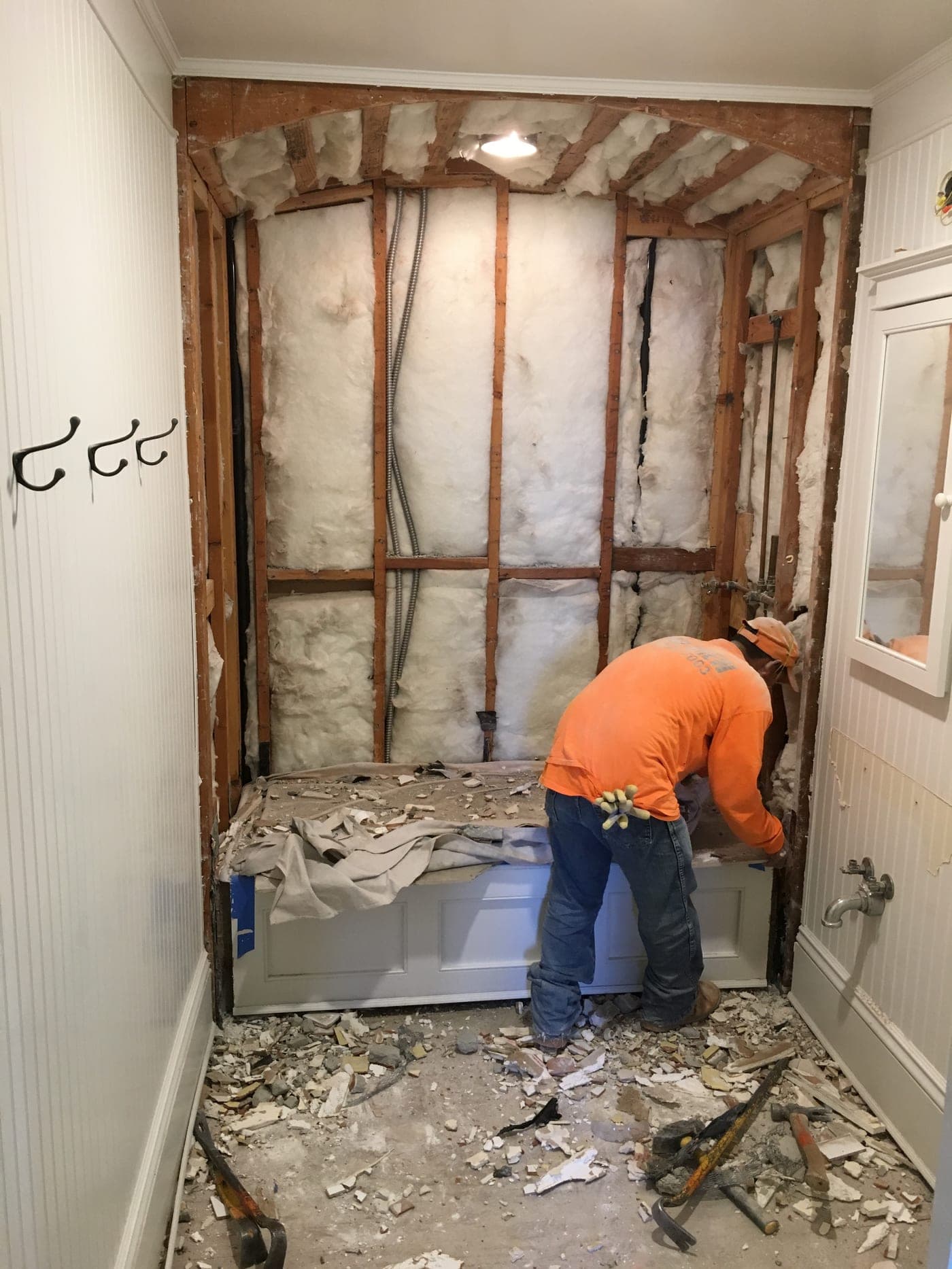 Calabasas Bathroom Renovation — During photo 2