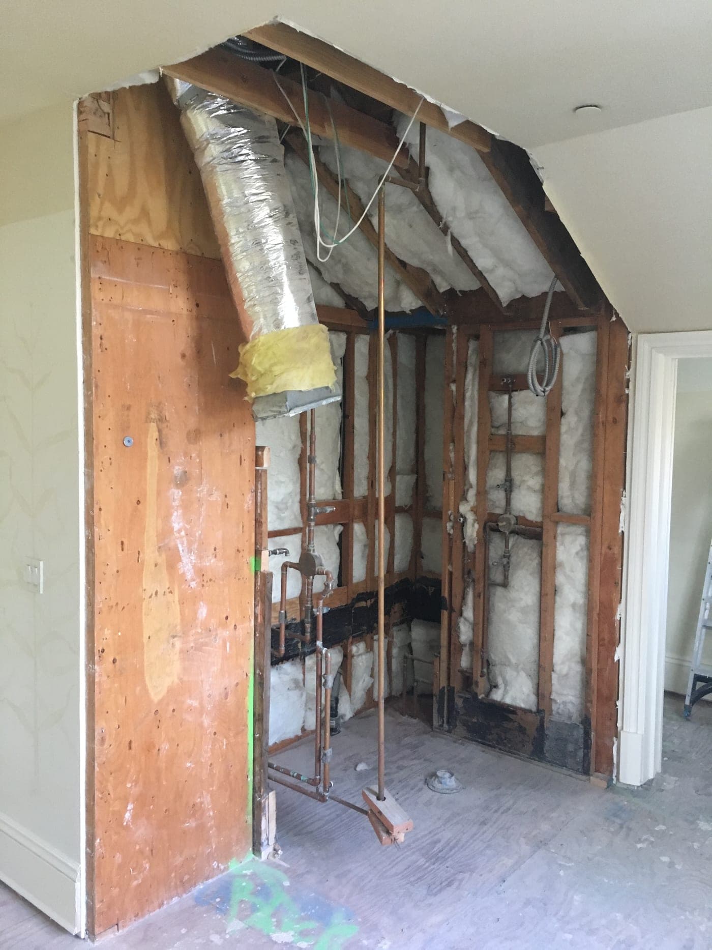 Pacific Palisades Master Bath Renovation — During photo 2