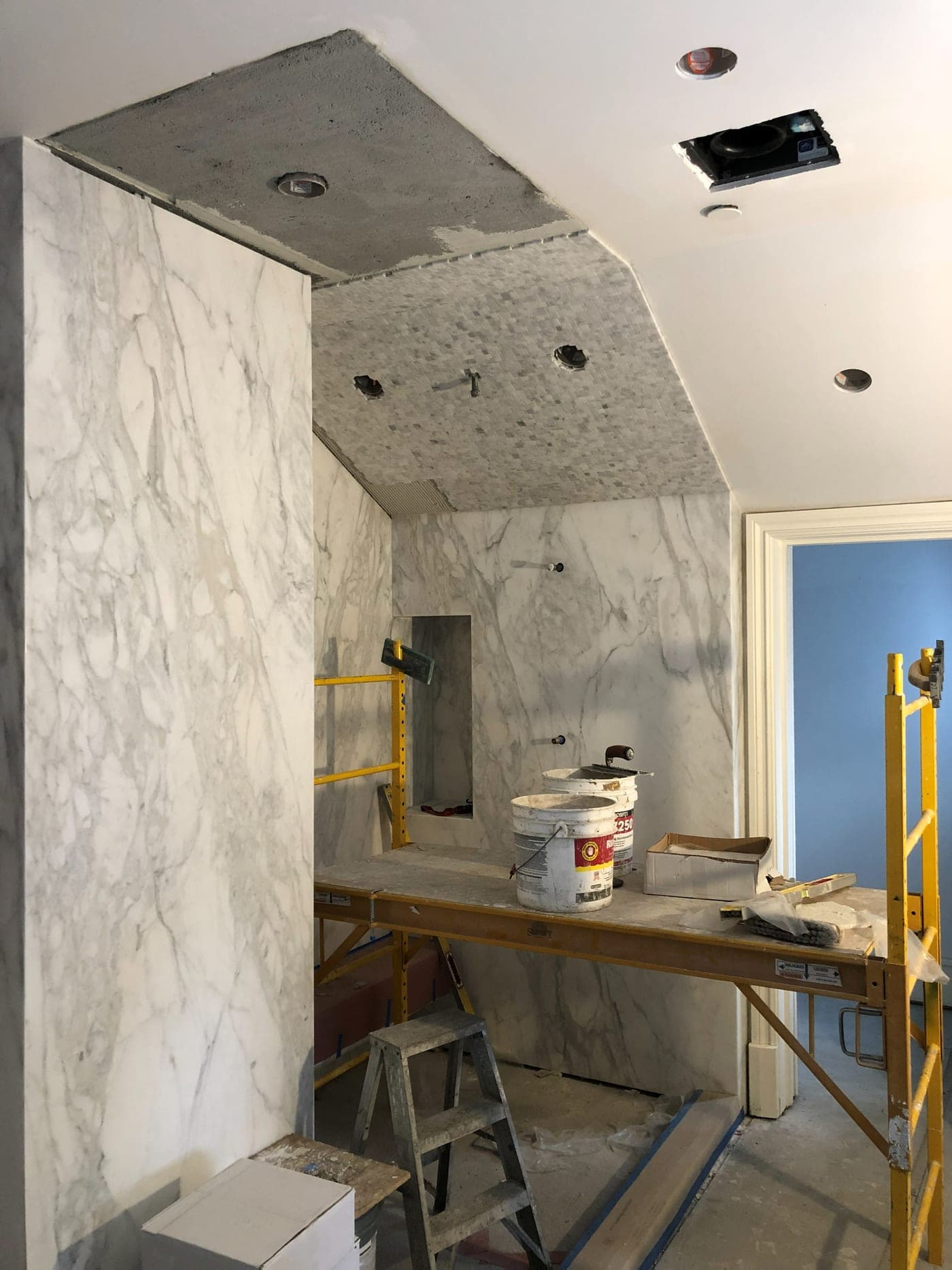 Pacific Palisades Master Bath Renovation — During photo 4
