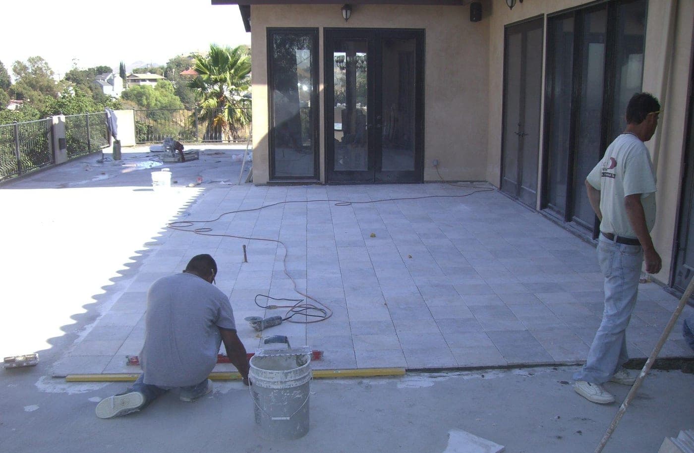 Studio City Deck Repair & Firepit — During photo 18