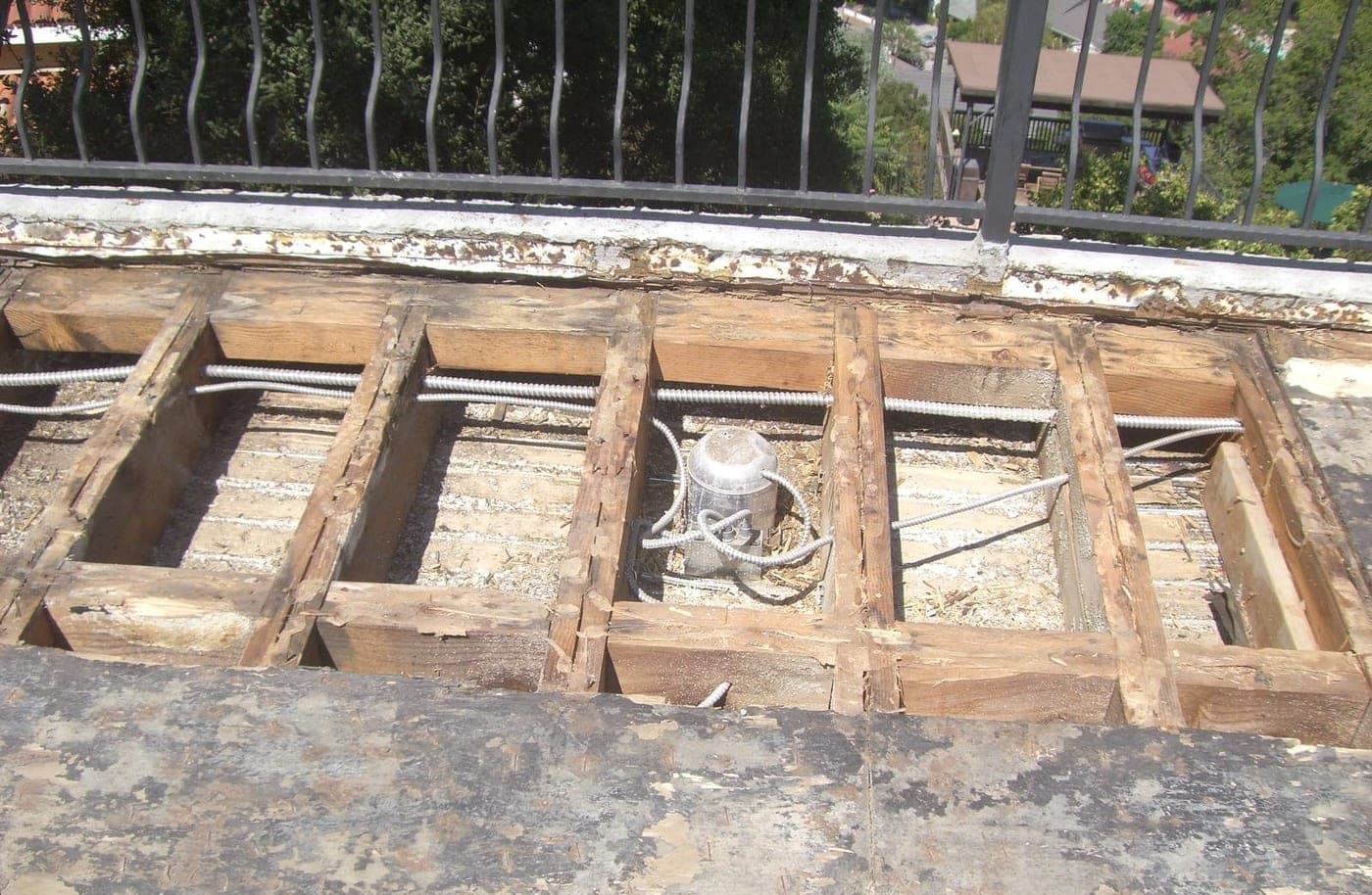 Studio City Deck Repair & Firepit — During photo 3